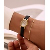 image:imageTimex Womens Cavatina Watch  TPearl Dial GoldTone CaseBlack