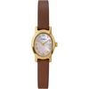 image:imageTimex Womens Cavatina Watch  TPearl Dial GoldTone CaseBrown