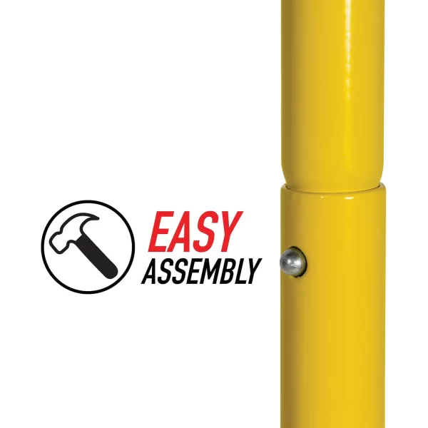 Franklin Sports Authentic Steel Football Goal Post 85 x 55  Post for Kids  Football Goal Post Set  Kicking Field Goals  Youth Football Set  Portable Football Goal PostGoal Post