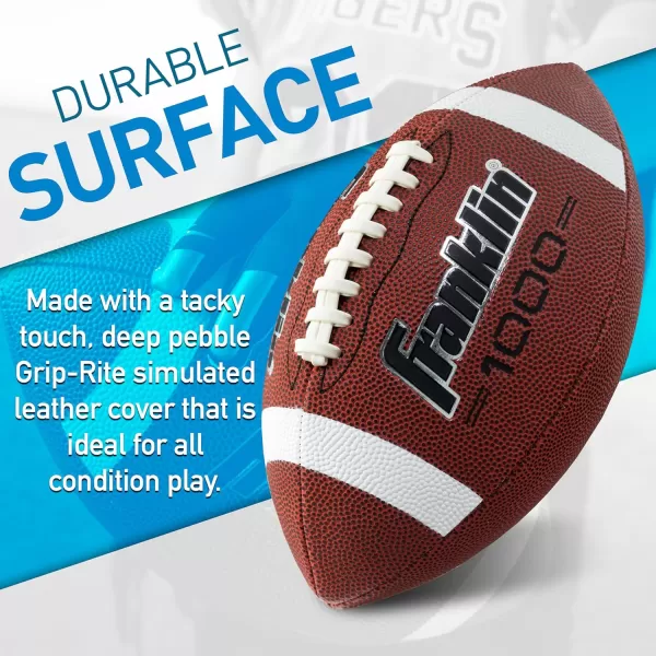 Franklin Sports GripRite Gold Pump and Tee Football SetOfficial