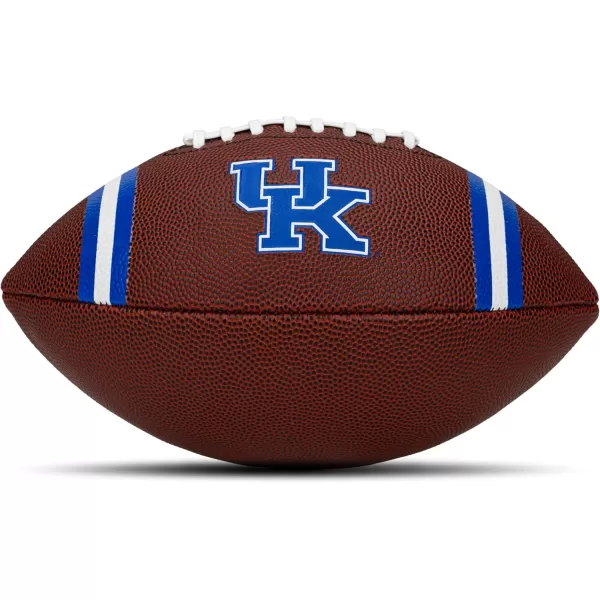 Franklin Sports Kids NCAA Youth Football  Official College Team Football with Team Logos  Junior Size FootballKentucky Wildcats