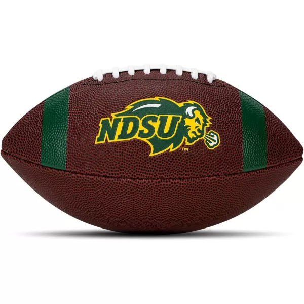 Franklin Sports Kids NCAA Youth Football  Official College Team Football with Team Logos  Junior Size FootballNorth Dakota State Bison