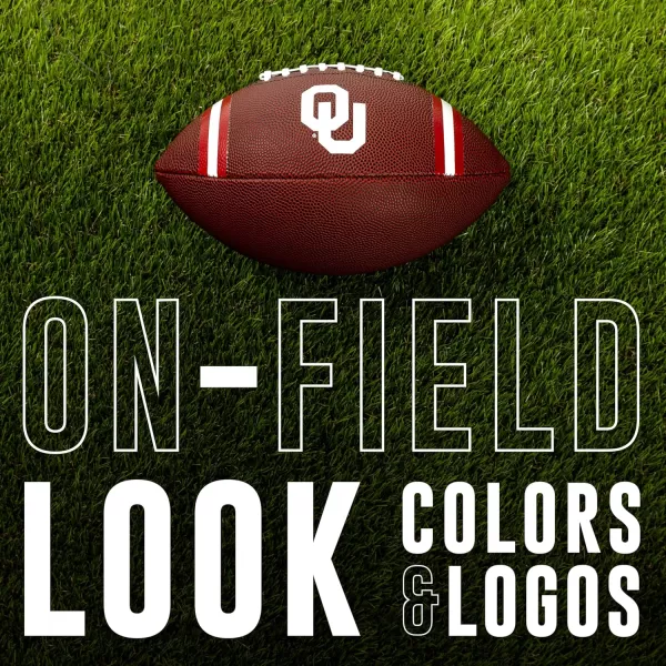 Franklin Sports Kids NCAA Youth Football  Official College Team Football with Team Logos  Junior Size FootballOklahoma Sooners