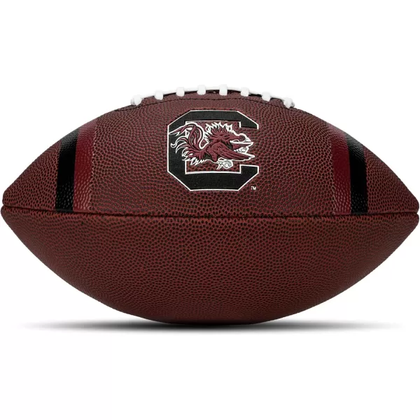 Franklin Sports Kids NCAA Youth Football  Official College Team Football with Team Logos  Junior Size FootballSouth Carolina Gamecocks