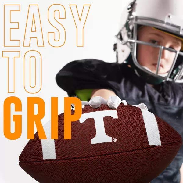 Franklin Sports Kids NCAA Youth Football  Official College Team Football with Team Logos  Junior Size FootballTennessee Volunteers