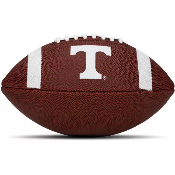 Franklin Sports Kids NCAA Youth Football  Official College Team Football with Team Logos  Junior Size FootballTennessee Volunteers