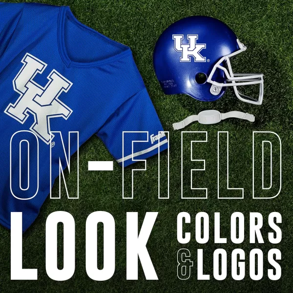 Franklin Sports NCAA Kids Football Helmet  Jersey Sets  College Uniform  Helmet Sets for Boys ampamp GirlsToy Kids Costume SetKentucky Wildcats