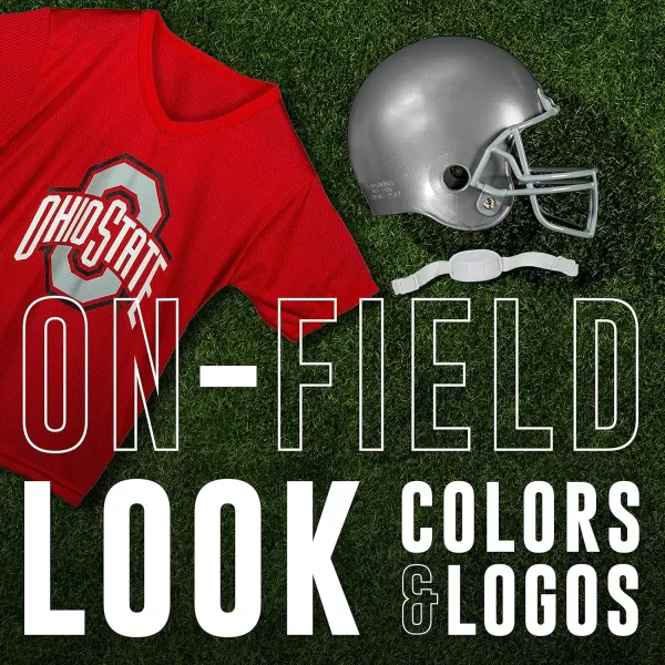 Franklin Sports NCAA Kids Football Helmet  Jersey Sets  College Uniform  Helmet Sets for Boys ampamp GirlsToy Kids Costume SetOhio State Buckeyes
