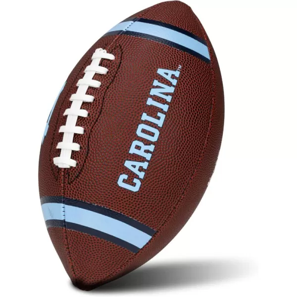 Franklin Sports Kids NCAA Youth Football  Official College Team Football with Team Logos  Junior Size FootballNorth Carolina Tar Heels