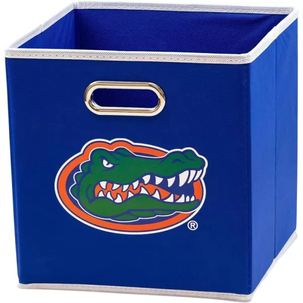 Franklin Sports NCAA College Team Fabric Storage Cubes Made to Fit Storage Bin Organizers 11x105x105Florida Gators