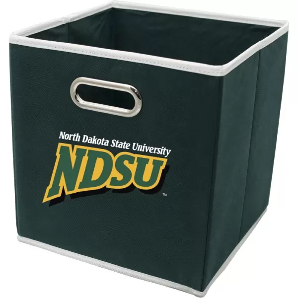 Franklin Sports NCAA College Team Fabric Storage Cubes Made to Fit Storage Bin Organizers 11x105x105North Dakota State Bison