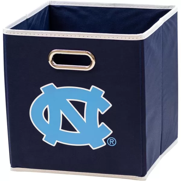 Franklin Sports NCAA College Team Fabric Storage Cubes Made to Fit Storage Bin Organizers 11x105x105UNC Tarheels Deluxe