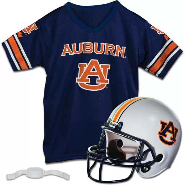 Franklin Sports NCAA Kids Football Helmet  Jersey Sets  College Uniform  Helmet Sets for Boys ampamp GirlsToy Kids Costume SetAuburn Tigers
