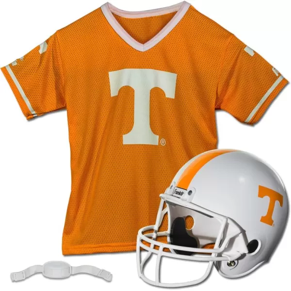 Franklin Sports NCAA Kids Football Helmet  Jersey Sets  College Uniform  Helmet Sets for Boys ampamp GirlsToy Kids Costume SetTennessee Volunteers