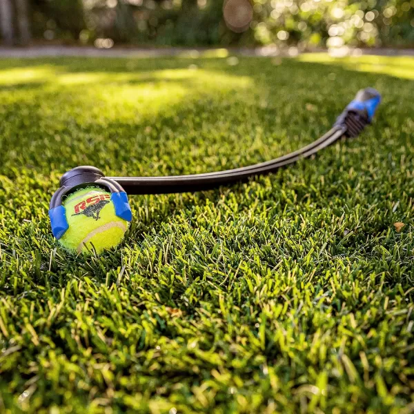 Franklin Pet Supply Tennis Ball Launcher for Dogs  Dog Ball  Tennis Ball Thrower for Fetch  Perfect Toy for Large  Small Dogs17 Ball