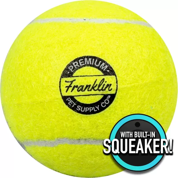 Franklin Pet Supply Tennis Ball Launcher for Dogs  Dog Ball  Tennis Ball Thrower for Fetch  Perfect Toy for Large  Small Dogs25 Ball