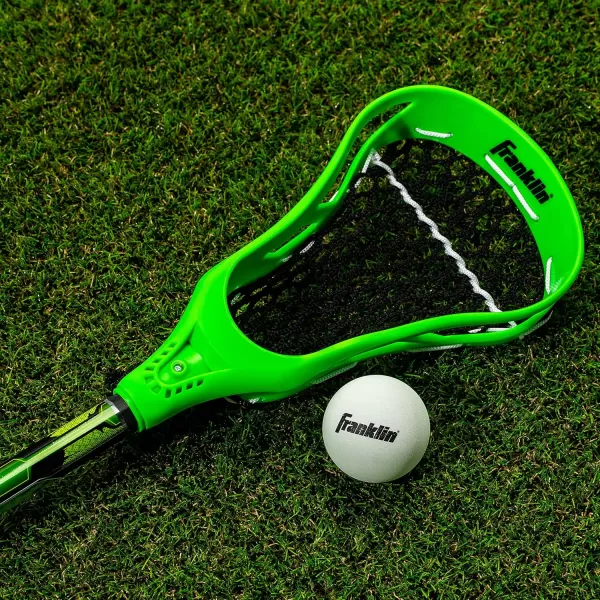 Franklin Sports 32quot Youth Mini Lacrosse Stick ampamp Ball Set Green