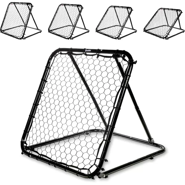 Franklin Sports Basketball Pass Back Rebounder Net  MultiSport Training Rebound Screen  Perfect for Passing and Shooting Practice  3 x 3 Black 92499X