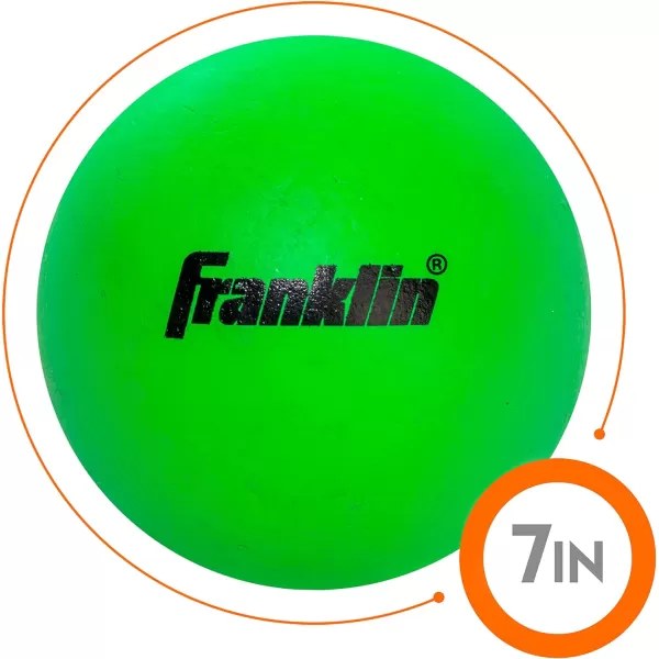 Franklin Sports Lacrosse Balls  Soft Rubber Lacrosse Balls for Kids  Perfect for Beginners ampamp First Time Players  Softer ampamp Smaller Construction than Regulation Balls  Bright Colors6Pack