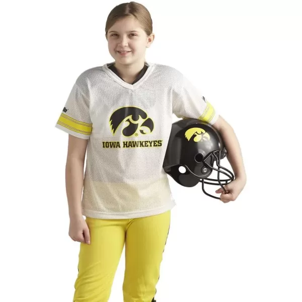 Franklin Sports NCAA Kids Football Uniform SetYouth Football Costume for Boys ampamp Girls  Set Includes Helmet Jersey ampamp PantsIowa Hawkeyes
