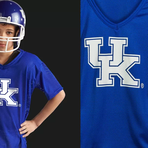 Franklin Sports NCAA Kids Football Uniform SetYouth Football Costume for Boys ampamp Girls  Set Includes Helmet Jersey ampamp PantsKentucky Wildcats