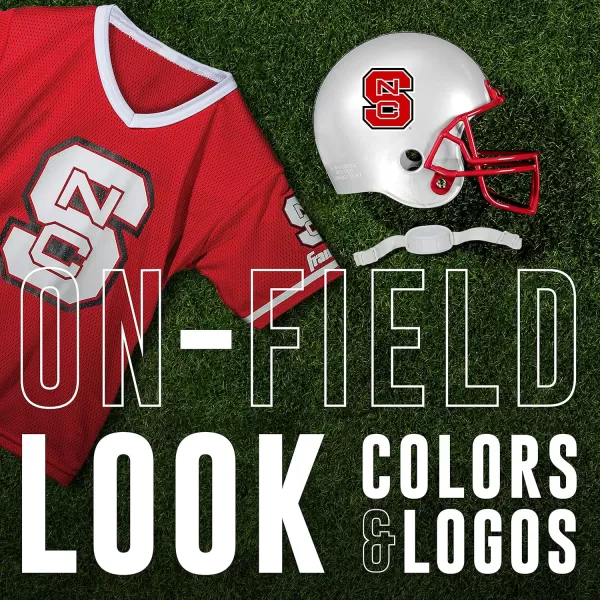 Franklin Sports NCAA Kids Football Uniform SetYouth Football Costume for Boys ampamp Girls  Set Includes Helmet Jersey ampamp PantsNorth Carolina State Wolfpack
