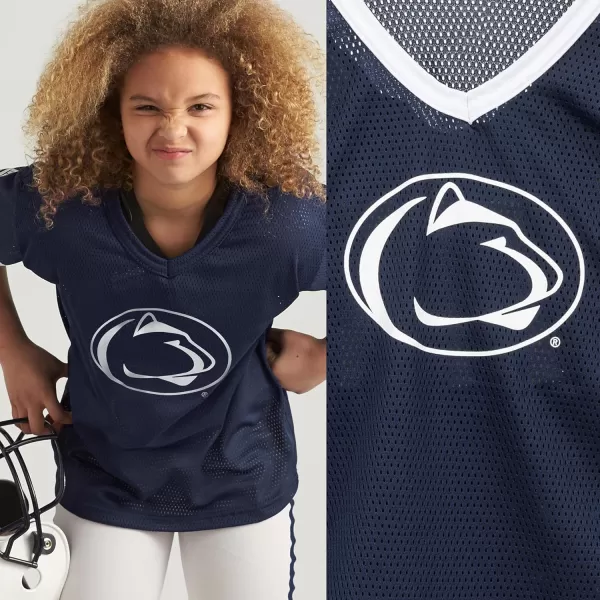 Franklin Sports NCAA Kids Football Uniform SetYouth Football Costume for Boys ampamp Girls  Set Includes Helmet Jersey ampamp PantsPenn State