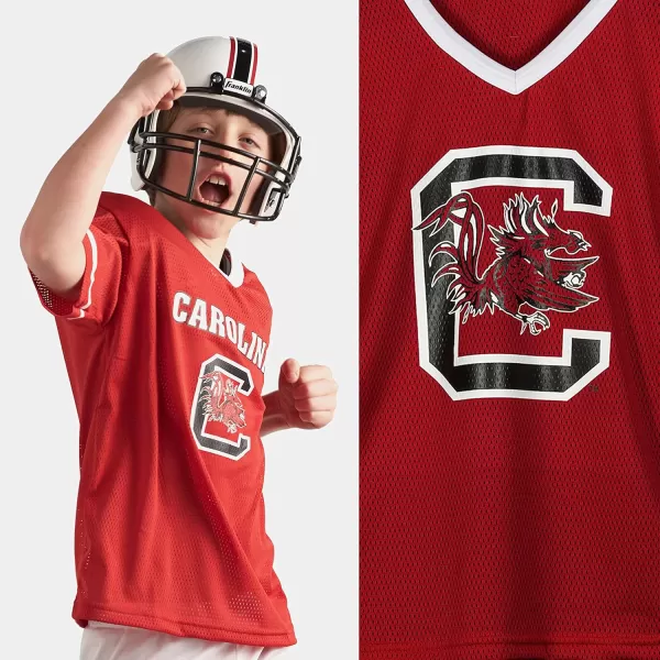 Franklin Sports NCAA Kids Football Uniform SetYouth Football Costume for Boys ampamp Girls  Set Includes Helmet Jersey ampamp PantsSouth Carolina Gamecocks
