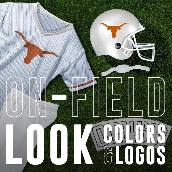 Franklin Sports NCAA Kids Football Uniform SetYouth Football Costume for Boys ampamp Girls  Set Includes Helmet Jersey ampamp PantsTexas Longhorns