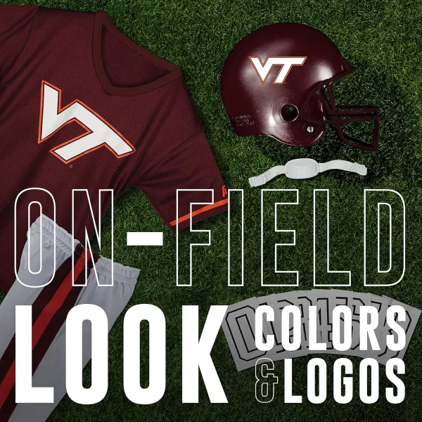 Franklin Sports NCAA Kids Football Uniform SetYouth Football Costume for Boys ampamp Girls  Set Includes Helmet Jersey ampamp PantsVirginia Tech Hokies