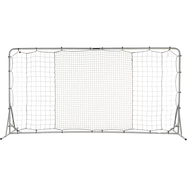 Franklin Sports Soccer Rebounder  Tournament Steel Soccer Rebounding Net  Perfect for Backyard Soccer Practice and Soccer Training  12 x 6 ampamp 6 x 412 x 6  Silver