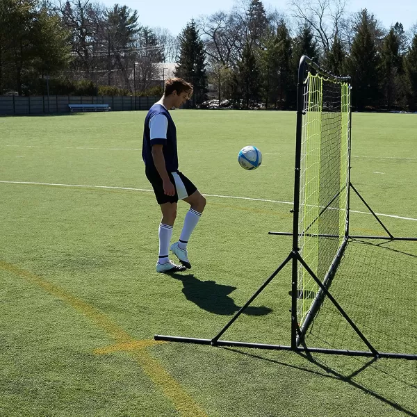 Franklin Sports Soccer Rebounder  Tournament Steel Soccer Rebounding Net  Perfect for Backyard Soccer Practice and Soccer Training  12 x 6 ampamp 6 x 412 x 6  Black