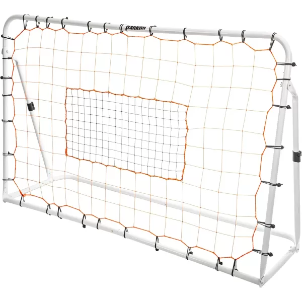 Franklin Sports Soccer Rebounder  Tournament Steel Soccer Rebounding Net  Perfect for Backyard Soccer Practice and Soccer Training  12 x 6 ampamp 6 x 46 x 4  White