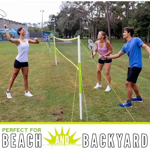 Franklin Sports Volleyball and Badminton SetAdvanced BadmintonVolleyball Set