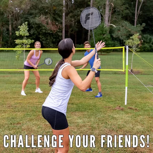 Franklin Sports Volleyball and Badminton SetAdvanced BadmintonVolleyball Set