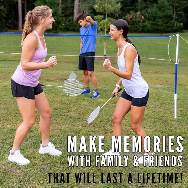 Franklin Sports Volleyball and Badminton SetRecreational BadmintonVolleyball Set