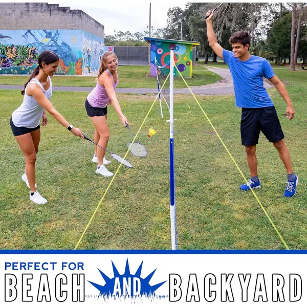 Franklin Sports Volleyball and Badminton SetRecreational BadmintonVolleyball Set