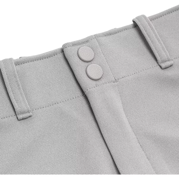 Franklin Sports Youth Baseball  Softball Pants  Knee High  Relaxed Fit Kids Baseball Pants  White Black  Grey PantsGray