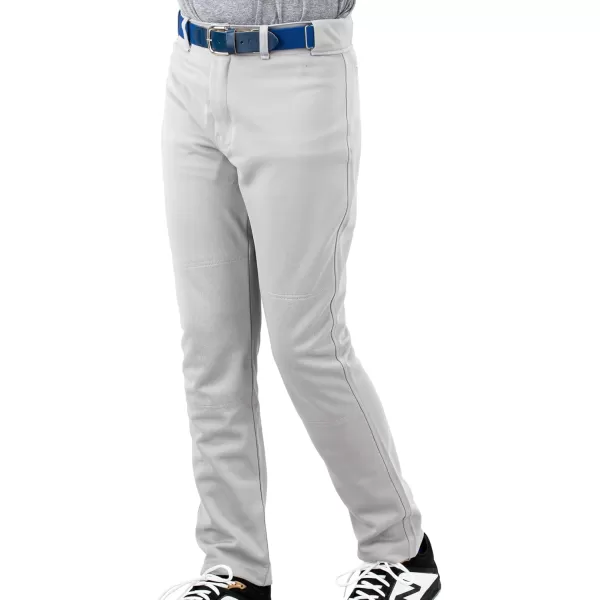 Franklin Sports Youth Baseball  Softball Pants  Knee High  Relaxed Fit Kids Baseball Pants  White Black  Grey PantsGray