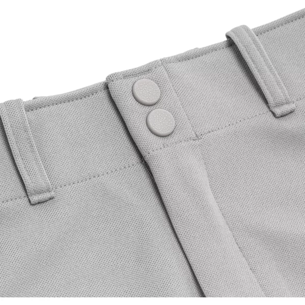Franklin Sports Youth Baseball  Softball Pants  Knee High  Relaxed Fit Kids Baseball Pants  White Black  Grey PantsGray