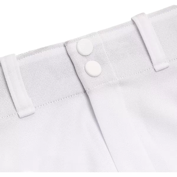 Franklin Sports Youth Baseball  Softball Pants  Knee High  Relaxed Fit Kids Baseball Pants  White Black  Grey PantsWhite