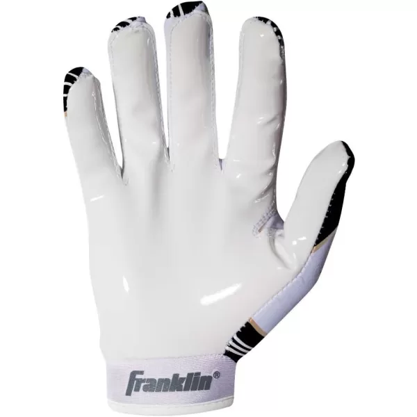 Franklin Sports Youth NFL Football Receiver Gloves  Kids Football Gloves Pair  NFL Team Logos and Silicone Palm  All Youth Sizes  Great Game Gear  Football Costume AccessoryNew Orleans Saints