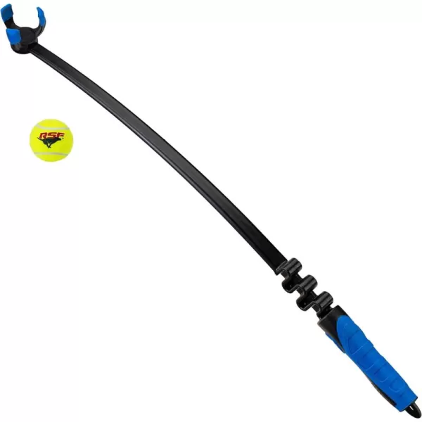 Franklin Pet Supply Tennis Ball Launcher for Dogs  Dog Ball  Tennis Ball Thrower for Fetch  Perfect Toy for Large  Small Dogs17 Ball