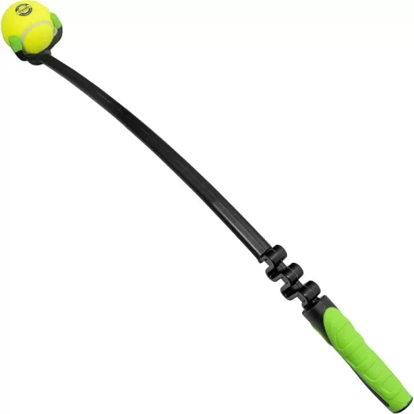 Franklin Pet Supply Tennis Ball Launcher for Dogs  Dog Ball  Tennis Ball Thrower for Fetch  Perfect Toy for Large  Small Dogs25 Ball