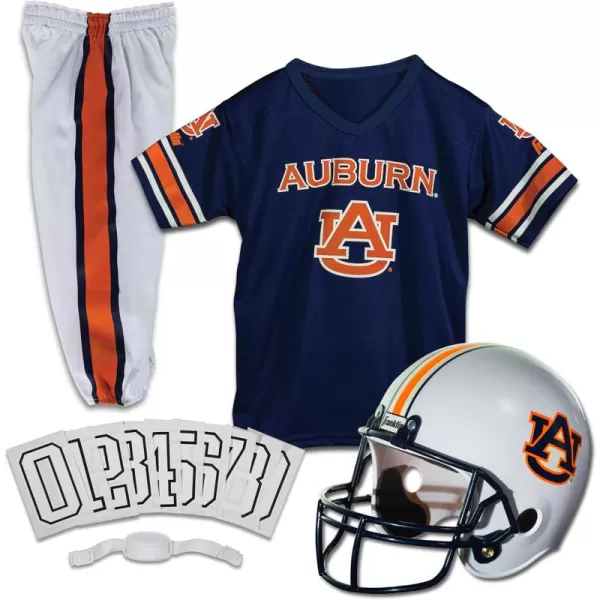 Franklin Sports NCAA Kids Football Uniform SetYouth Football Costume for Boys ampamp Girls  Set Includes Helmet Jersey ampamp PantsAuburn Tigers