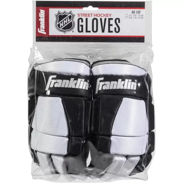 Franklin Sports NHL Kids Youth Street Hockey Gloves  HG150 Junior Hockey Gloves for Street  Roller Hockey  Padded Kids Hockey Glove Pair  Youth Street Hockey Equipment  GearYouth Small