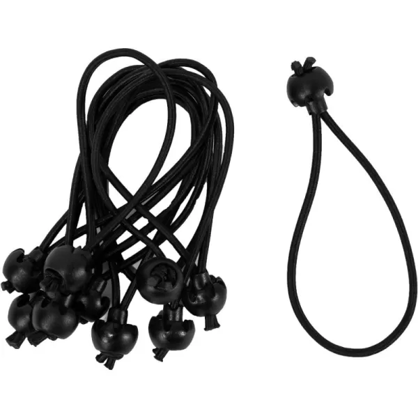 Franklin Sports Replacement Soccer RebounderGoal Bungee Set  10 Pieces  White  35mm x 55quot