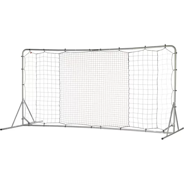 Franklin Sports Soccer Rebounder  Tournament Steel Soccer Rebounding Net  Perfect for Backyard Soccer Practice and Soccer Training  12 x 6 ampamp 6 x 412 x 6  Silver