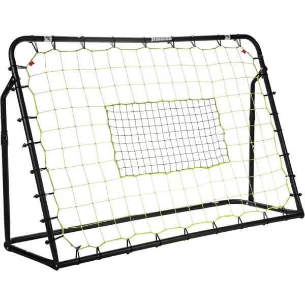 Franklin Sports Soccer Rebounder  Tournament Steel Soccer Rebounding Net  Perfect for Backyard Soccer Practice and Soccer Training  12 x 6 ampamp 6 x 46 x 4  Black