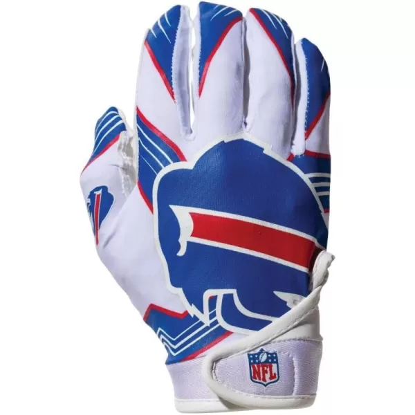 Franklin Sports Youth NFL Football Receiver Gloves  Kids Football Gloves Pair  NFL Team Logos and Silicone Palm  All Youth Sizes  Great Game Gear  Football Costume AccessoryBuffalo Bills